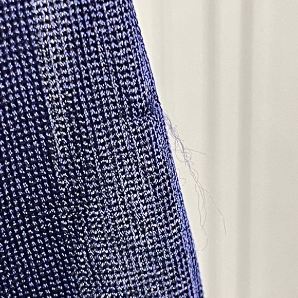 White House Black‎ Market Blue Onyx Sheer Sleeve Jacquard Midi Dress XS - Picture 16 of 16